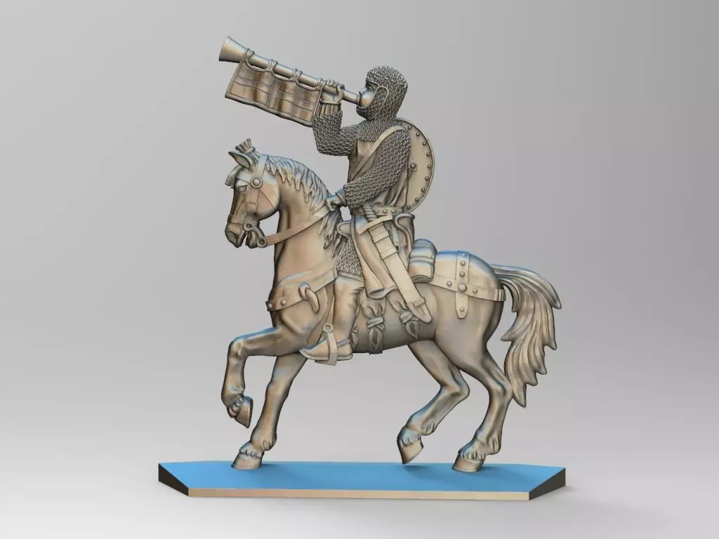 EQUESTRIAN KNIGHT 12 3D print model_0