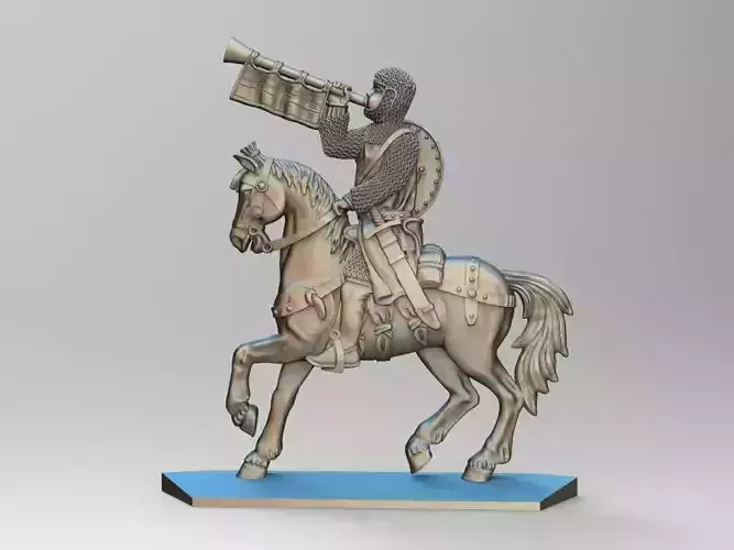 EQUESTRIAN KNIGHT 12 3D print model