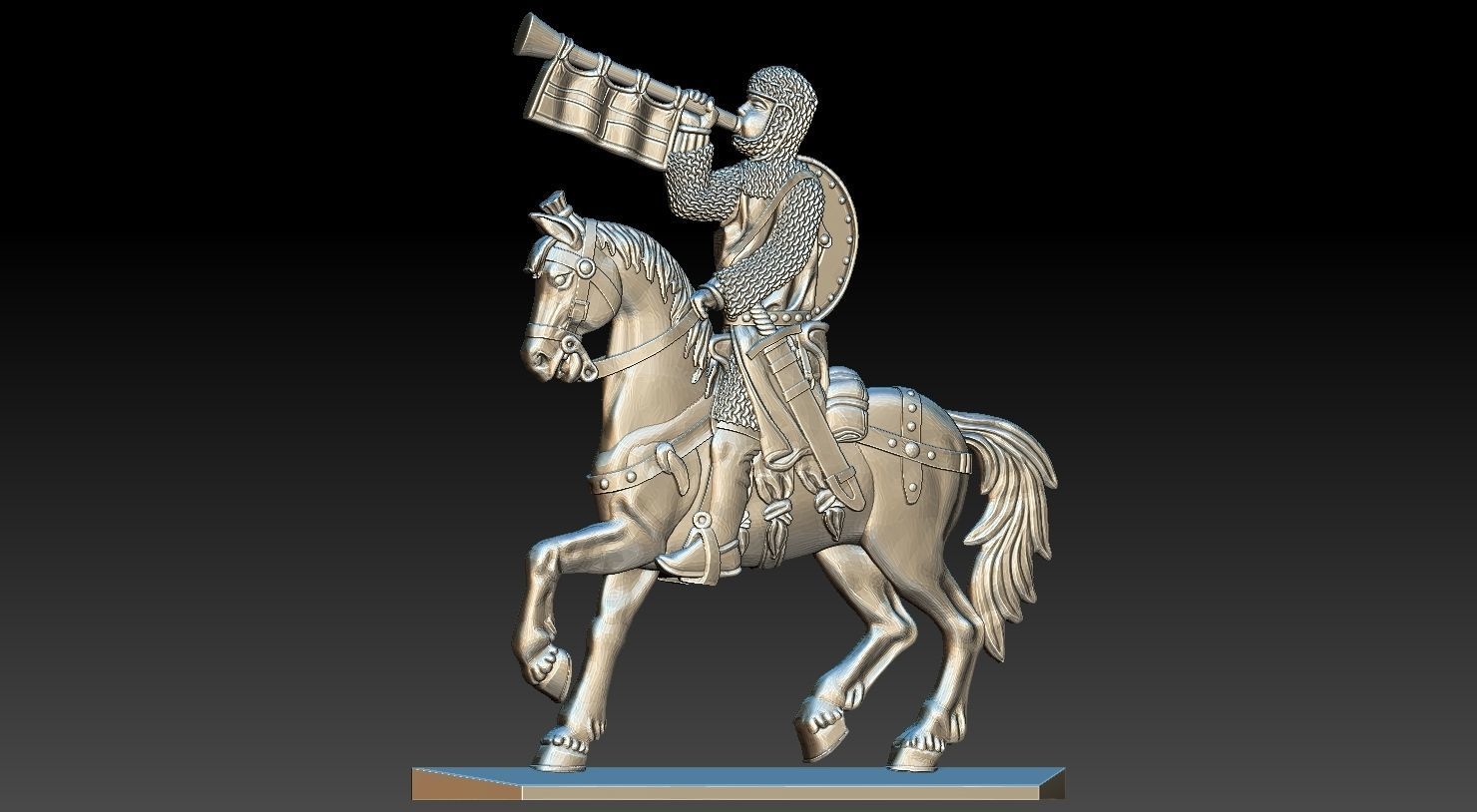 EQUESTRIAN KNIGHT 12 3D print model_12