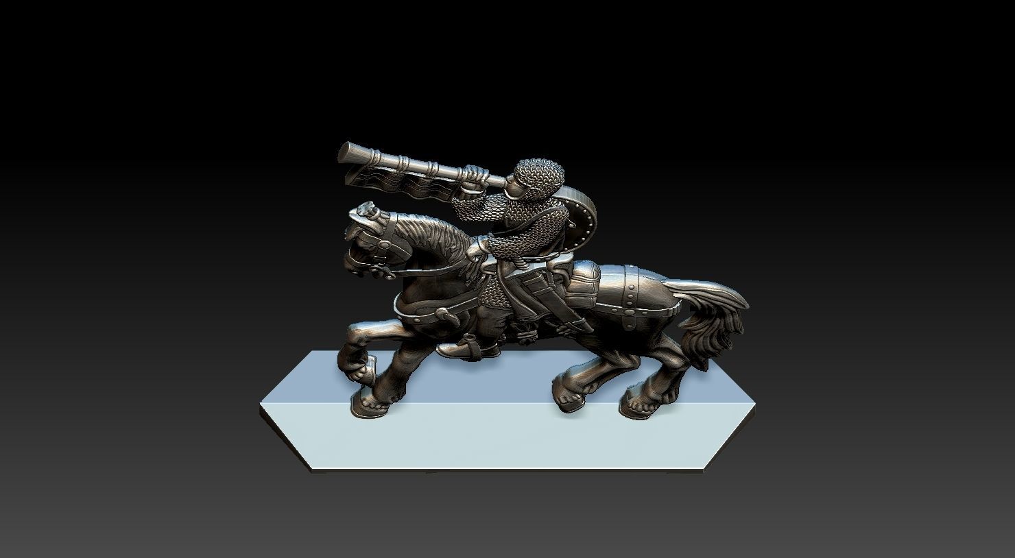 EQUESTRIAN KNIGHT 12 3D print model_16
