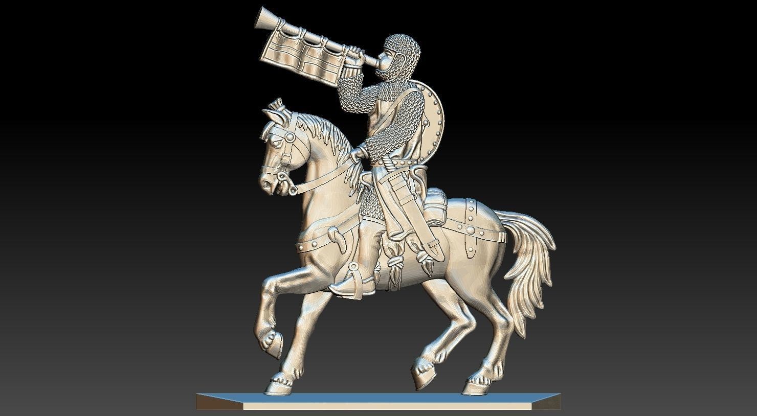 EQUESTRIAN KNIGHT 12 3D print model_14