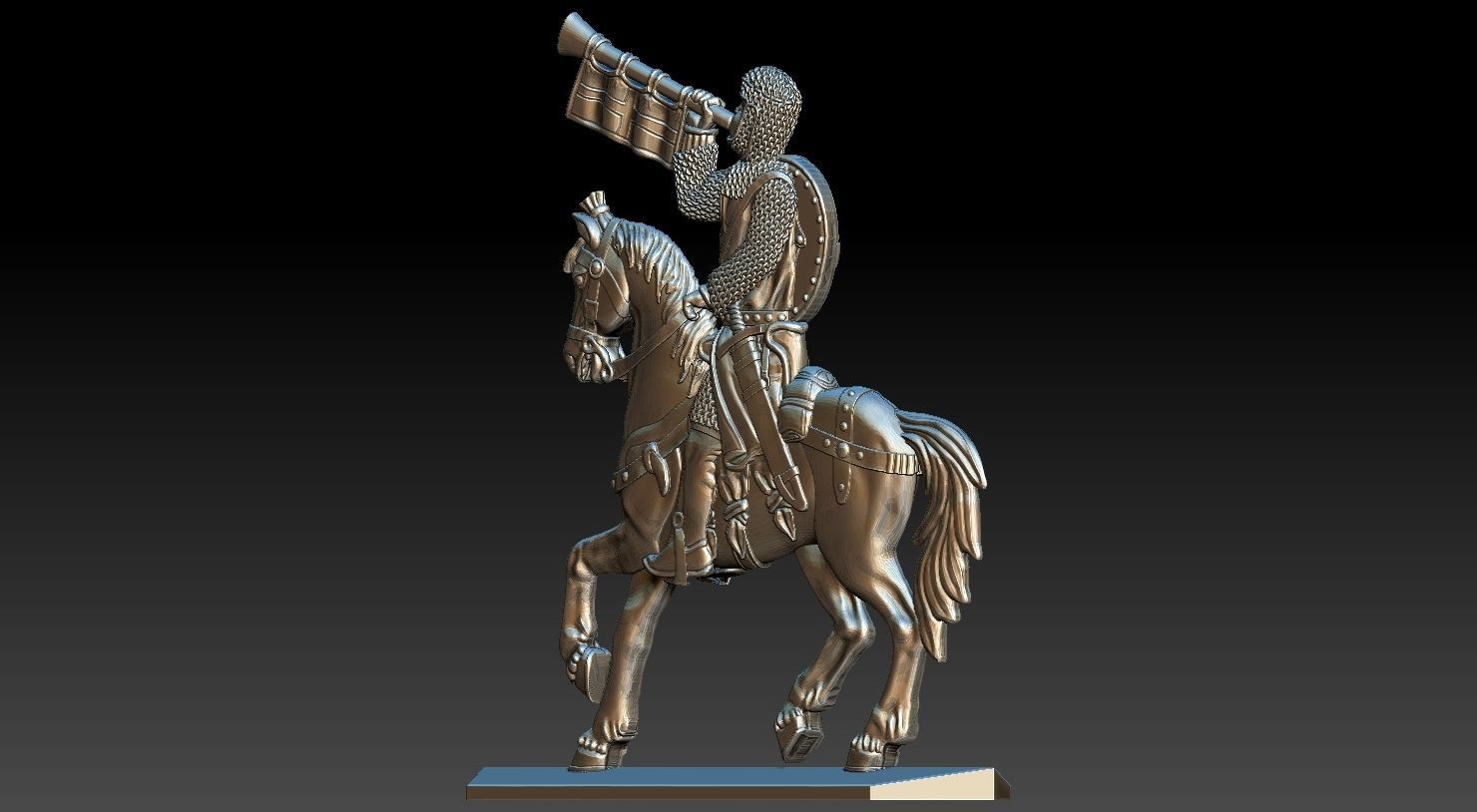 EQUESTRIAN KNIGHT 12 3D print model_19