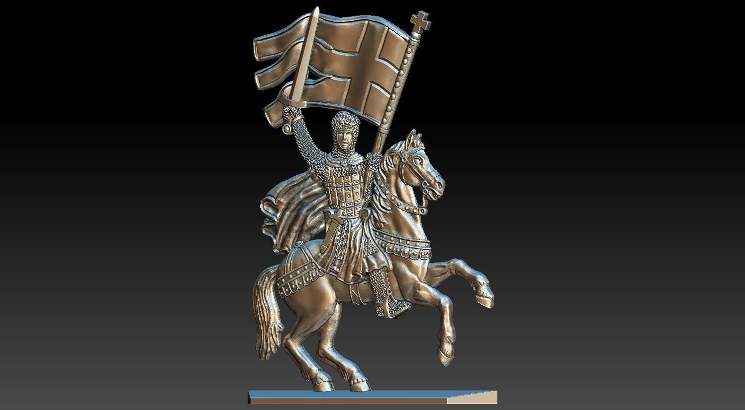 EQUESTRIAN KNIGHT 13 3D print model_13