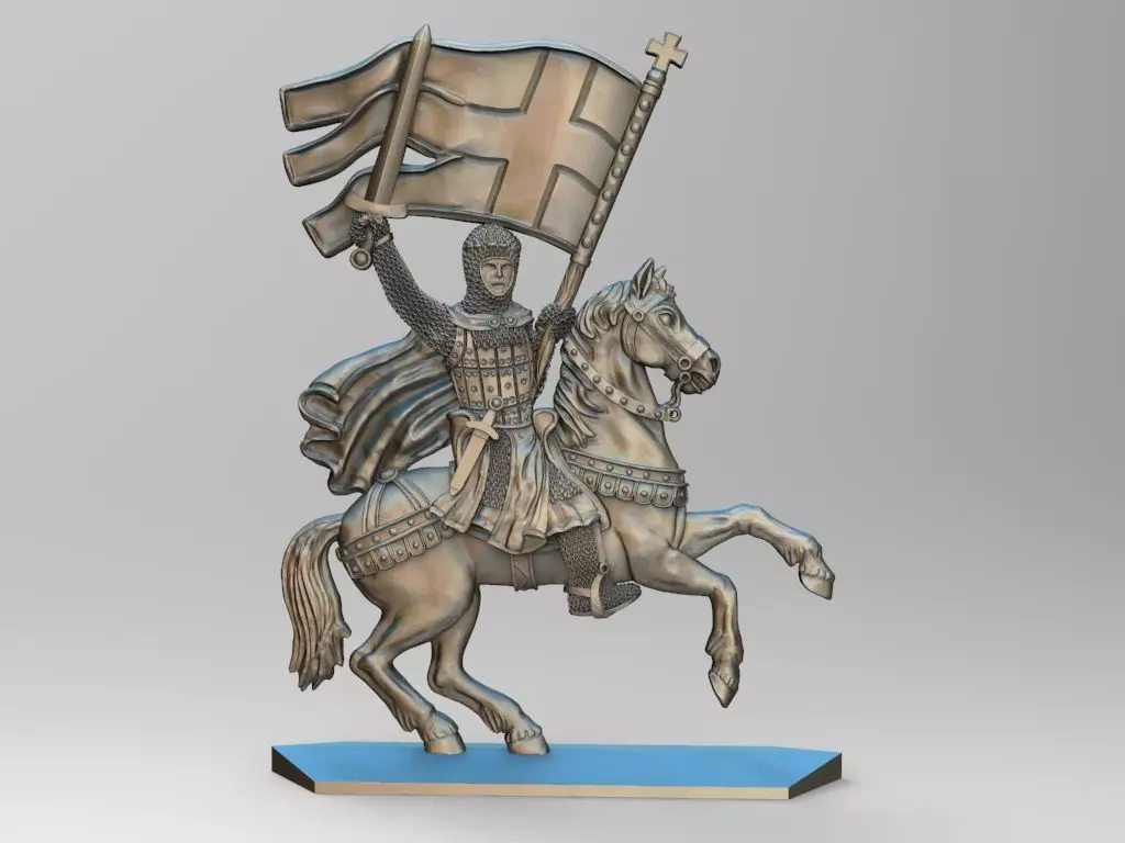 EQUESTRIAN KNIGHT 13 3D print model_0