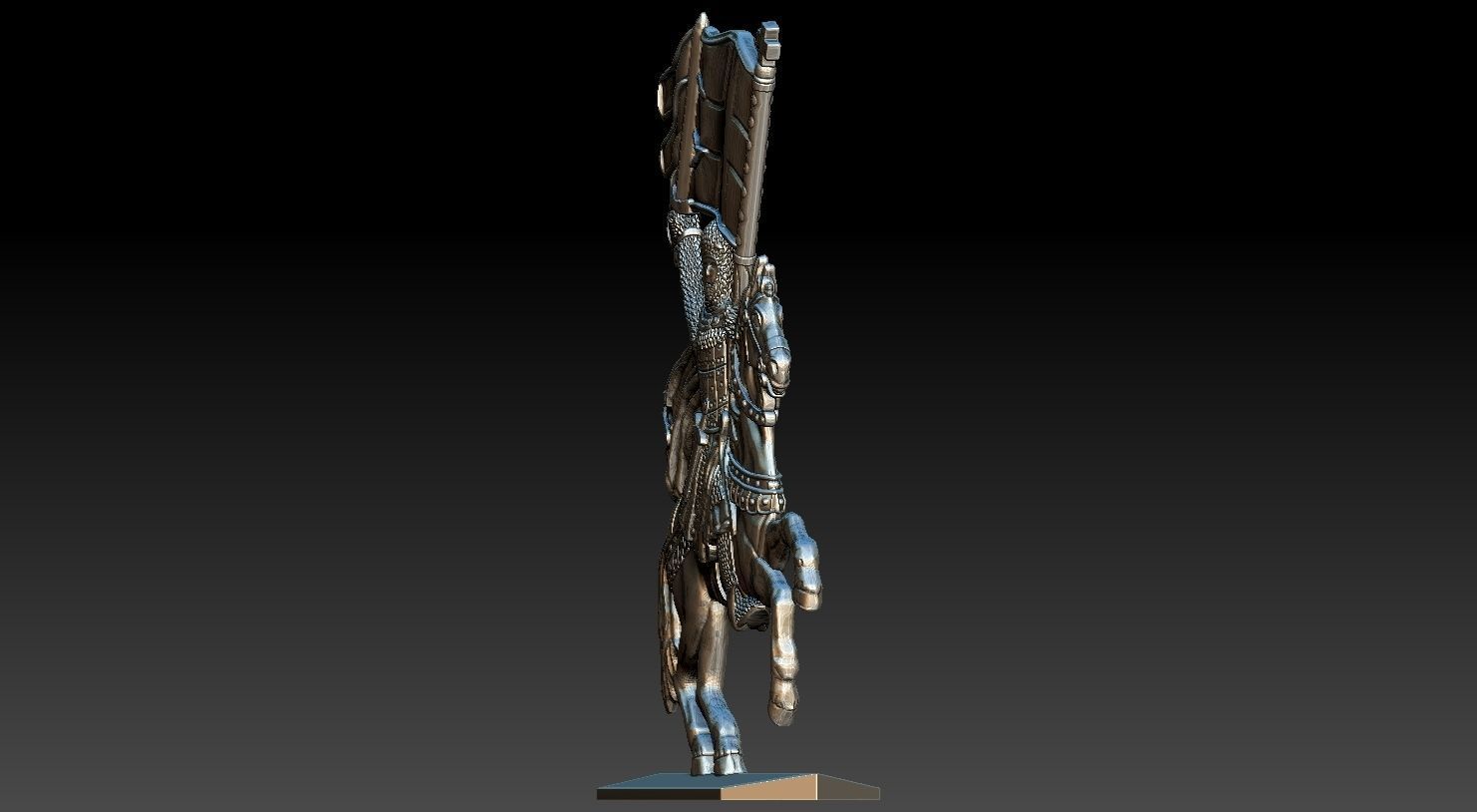 EQUESTRIAN KNIGHT 13 3D print model_17