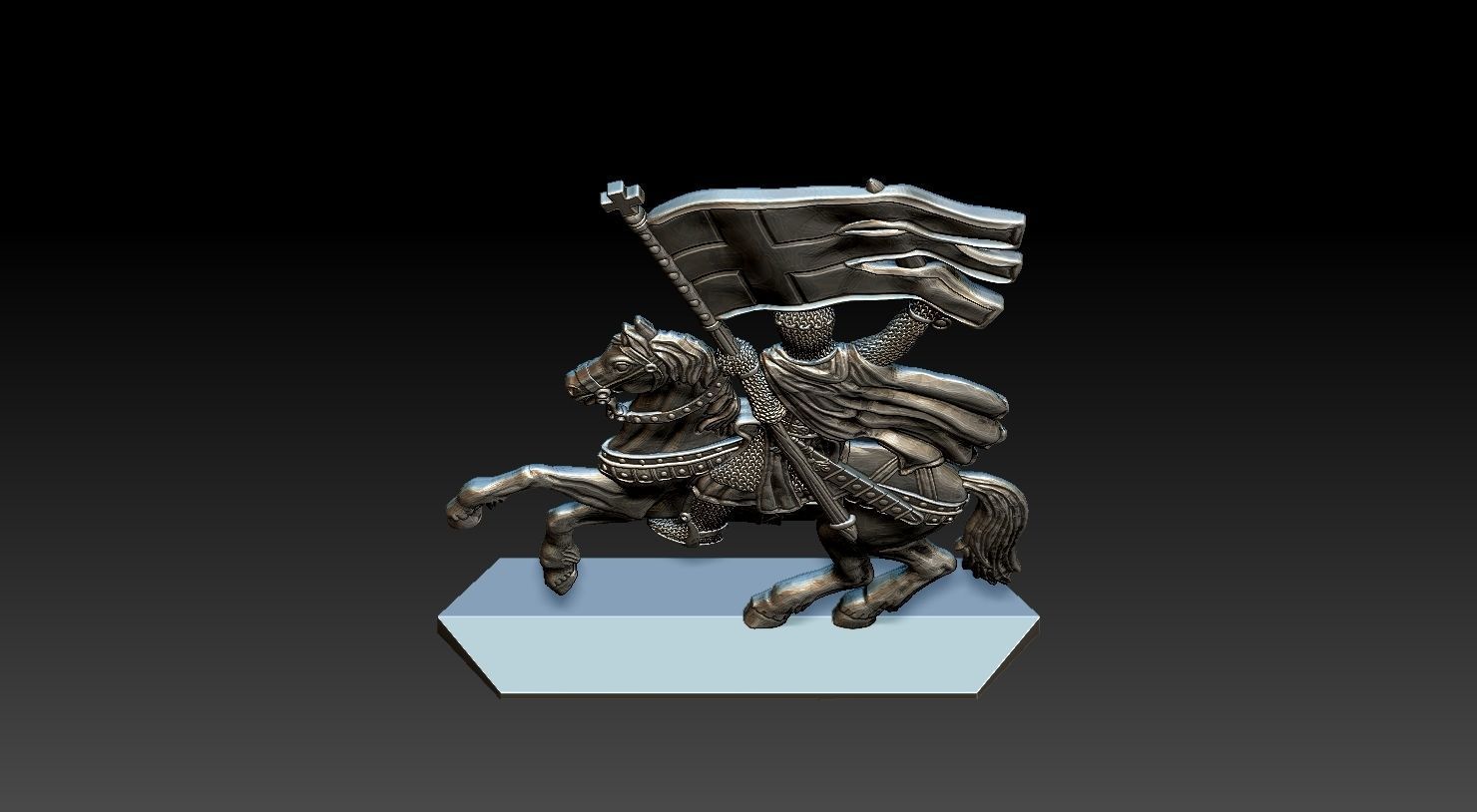 EQUESTRIAN KNIGHT 13 3D print model_15