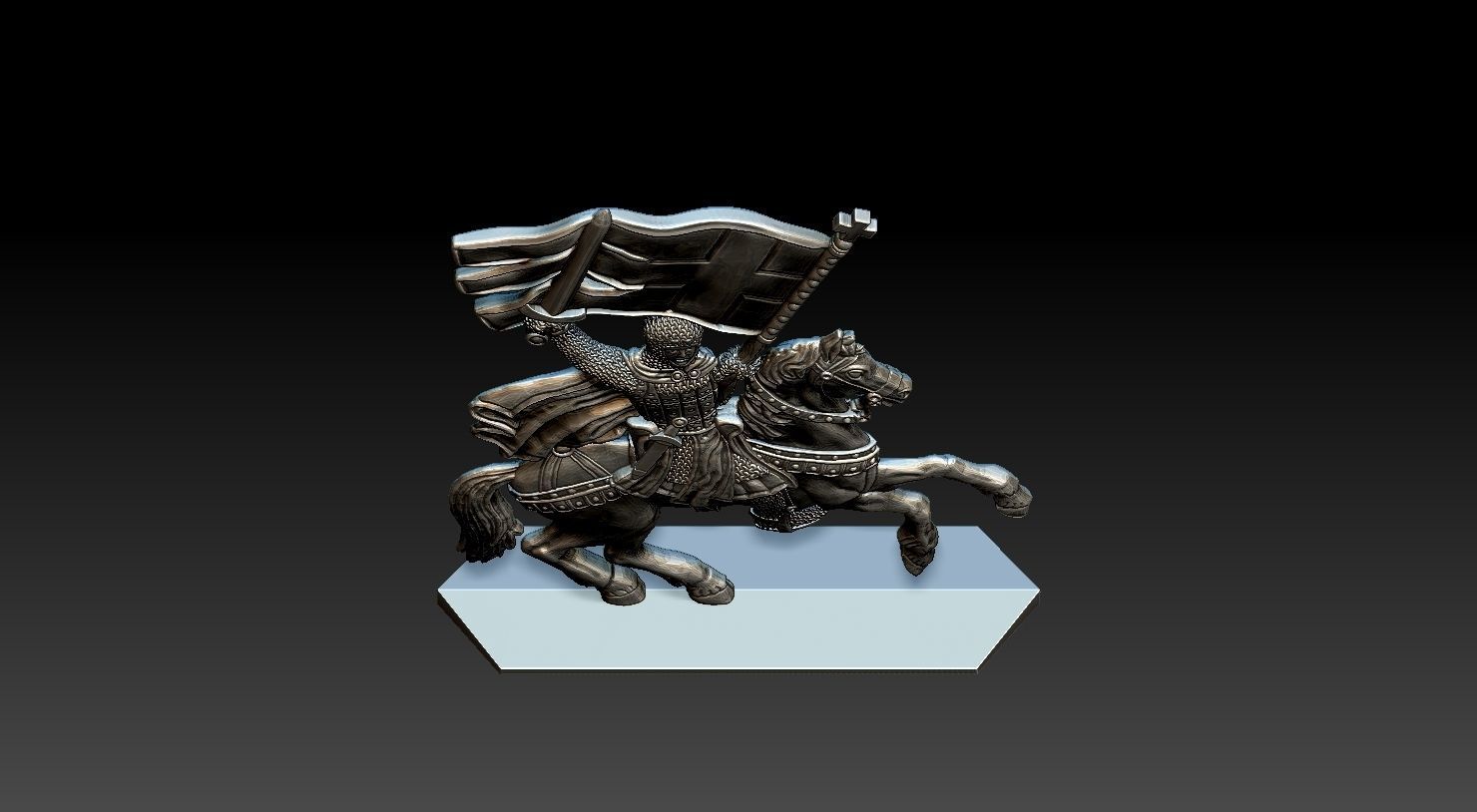 EQUESTRIAN KNIGHT 13 3D print model_12