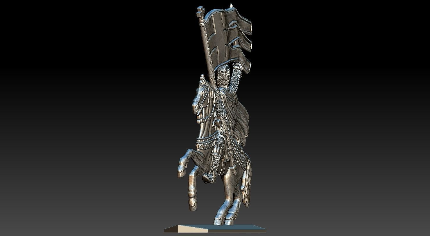 EQUESTRIAN KNIGHT 13 3D print model_19
