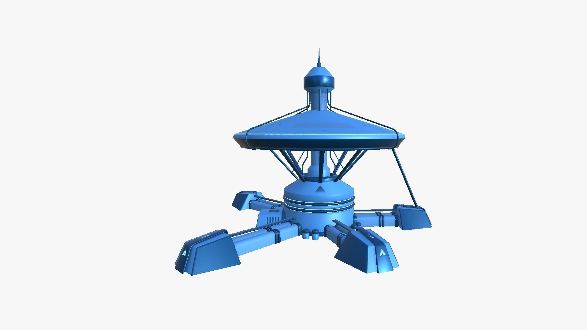 10 Sci Fi Buildings Collection C - Blue - Exterior Design _95