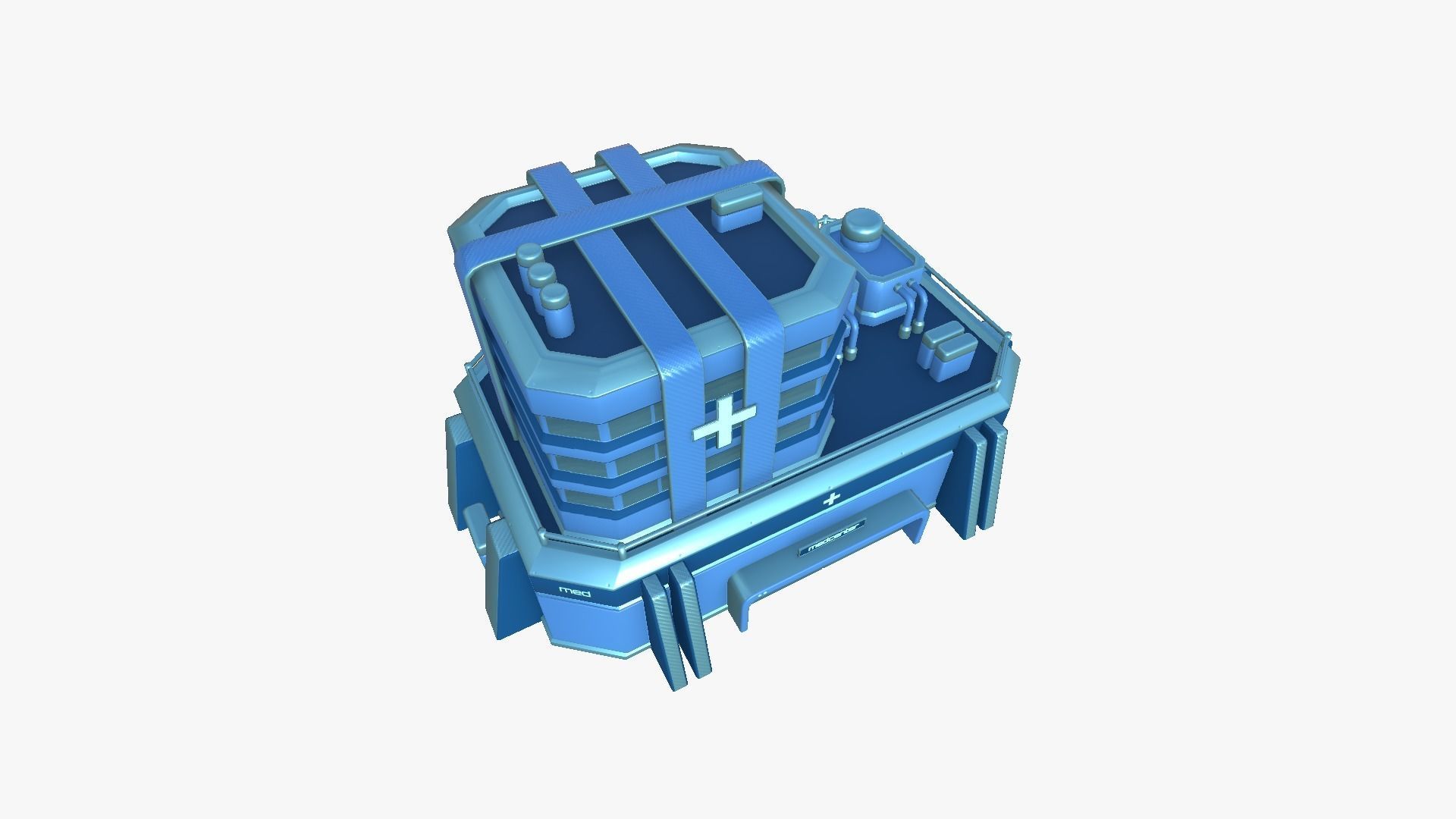 10 Sci Fi Buildings Collection C - Blue - Exterior Design _75