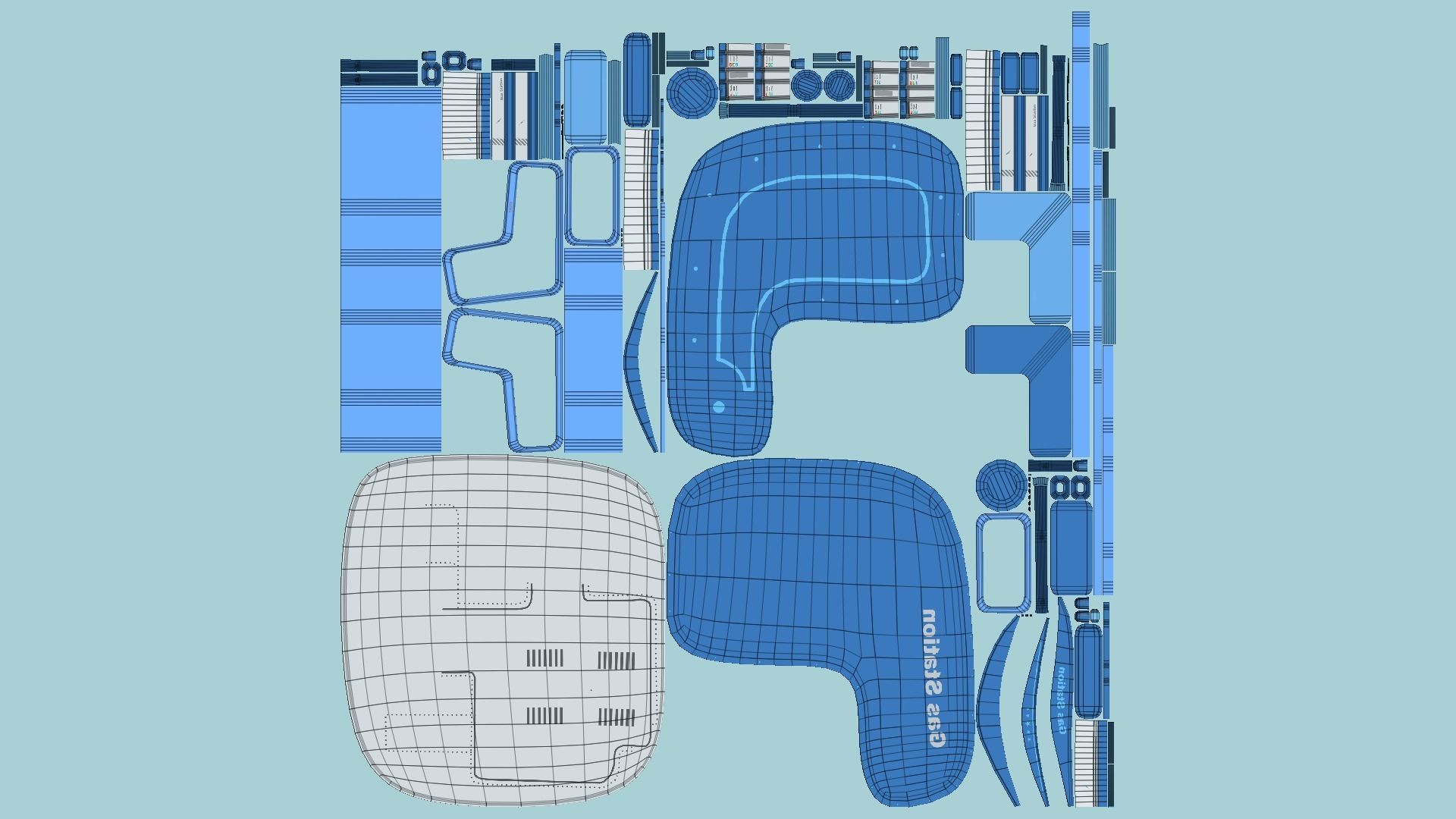 10 Sci Fi Buildings Collection C - Blue - Exterior Design _32