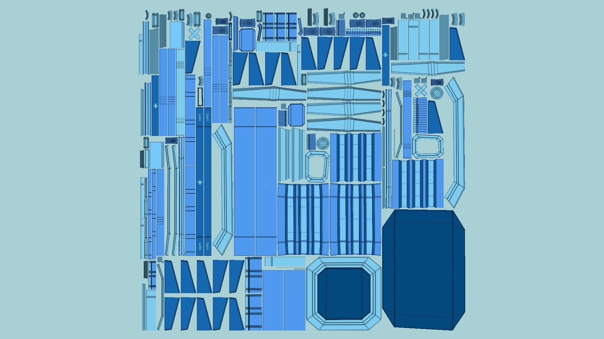 10 Sci Fi Buildings Collection C - Blue - Exterior Design _77