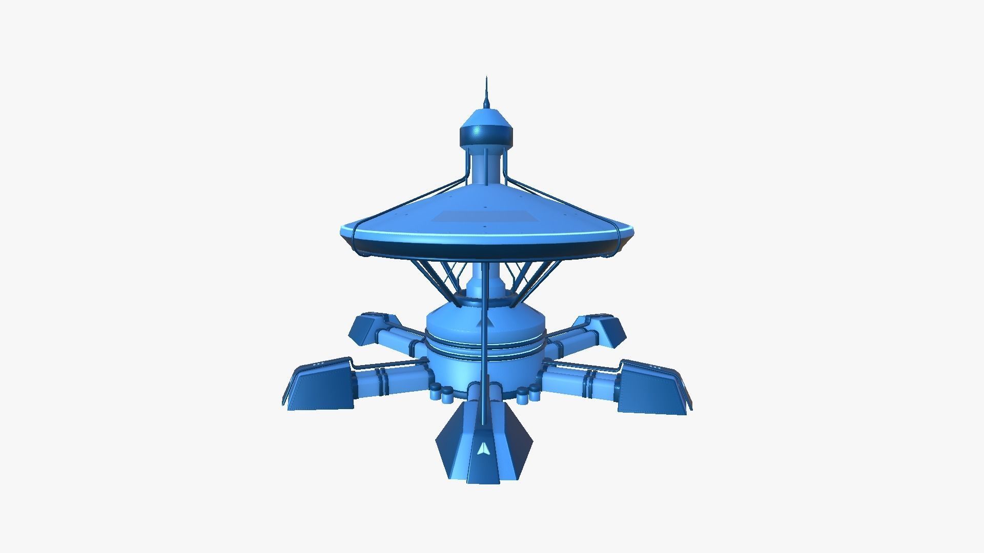 10 Sci Fi Buildings Collection C - Blue - Exterior Design _96