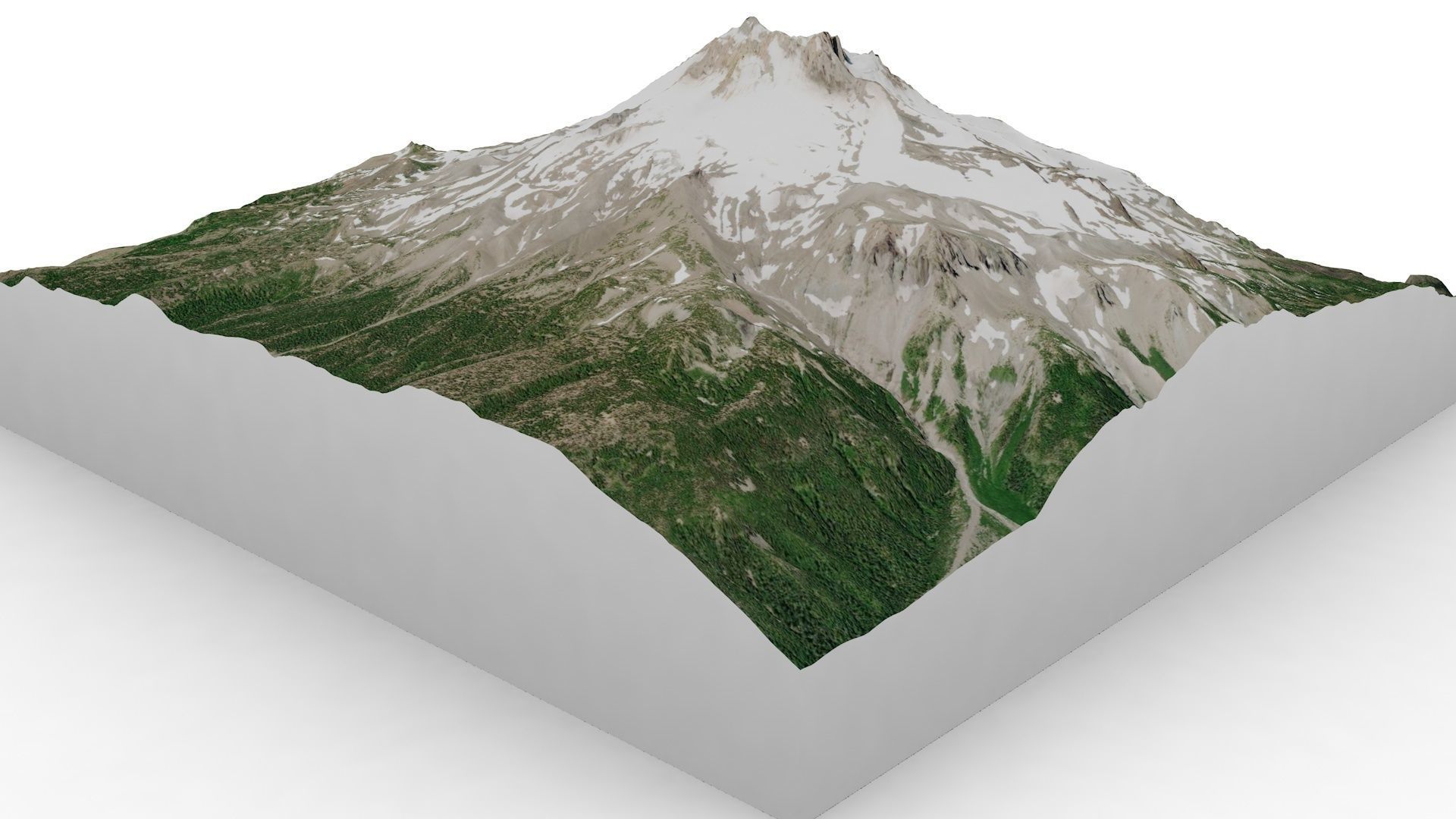 Mount Jefferson 3D model_3