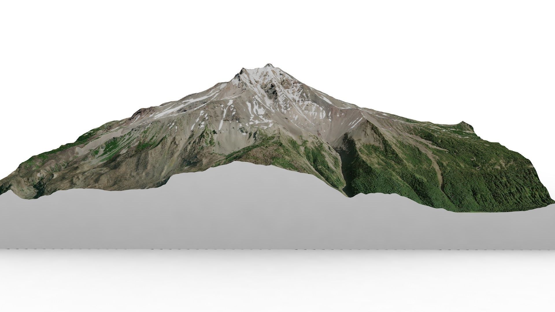 Mount Jefferson 3D model_1