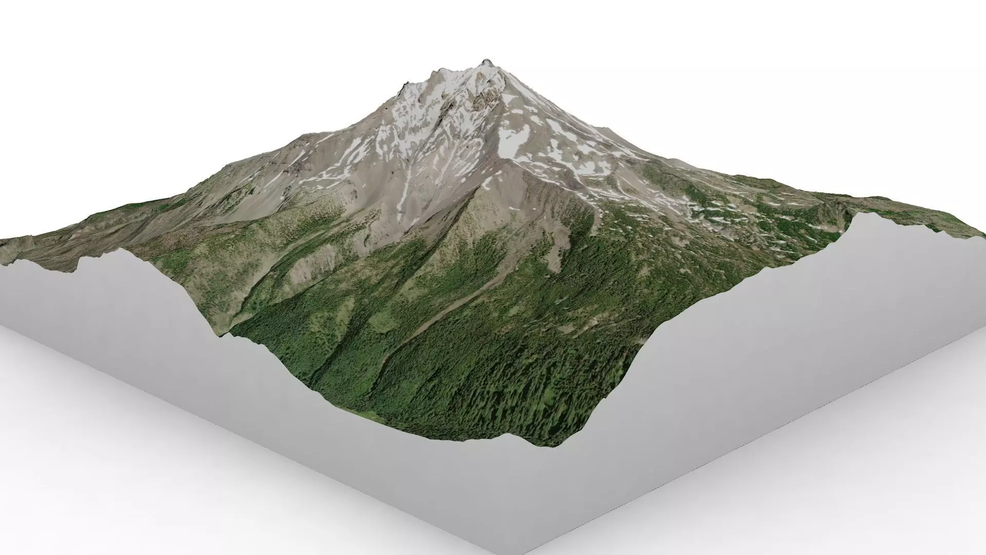 Mount Jefferson 3D model_0