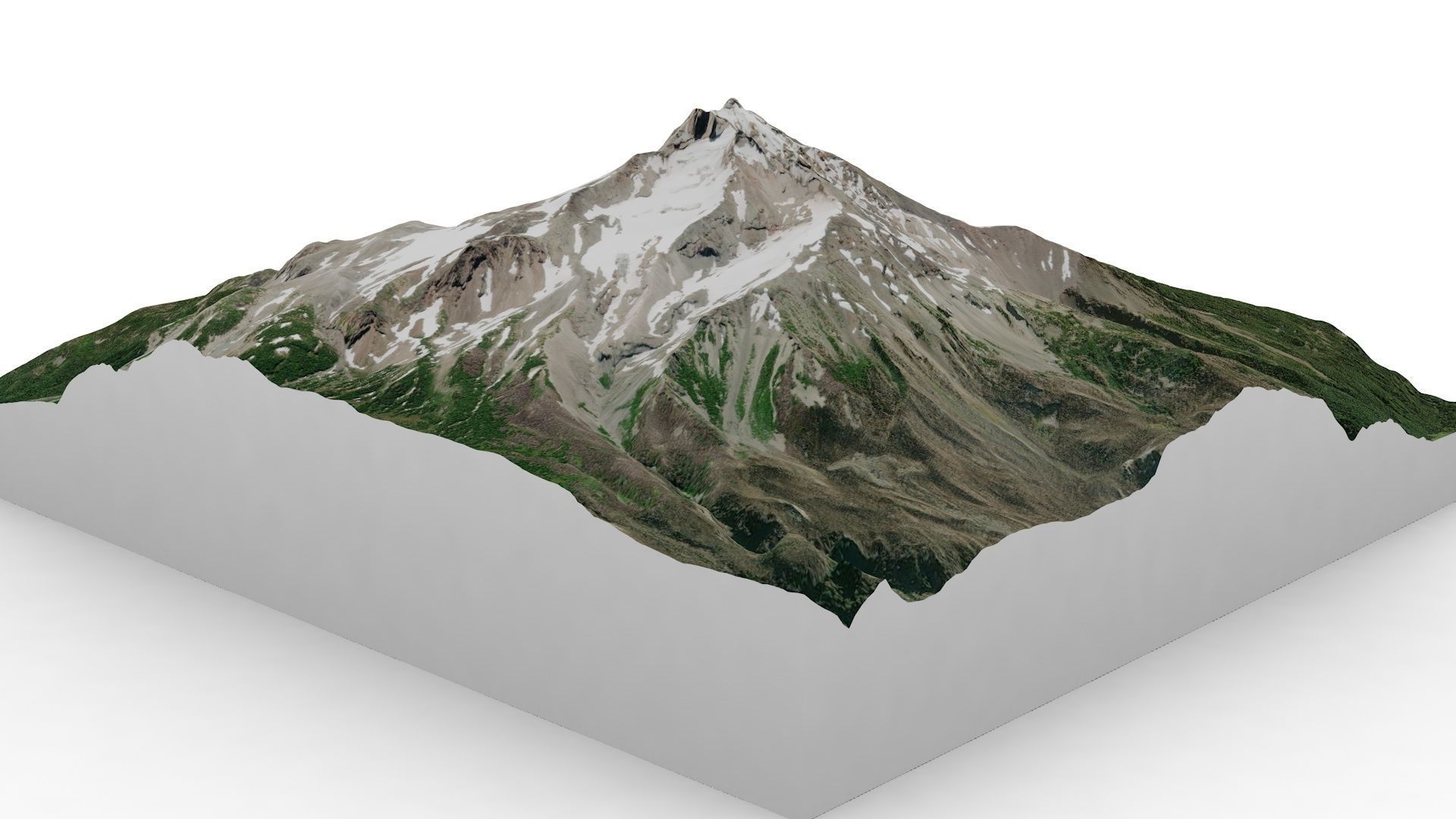 Mount Jefferson 3D model_2