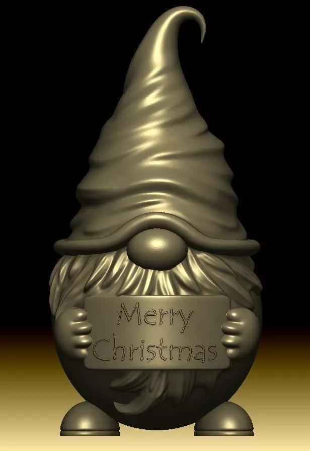 Gnome toy 3D print model_0