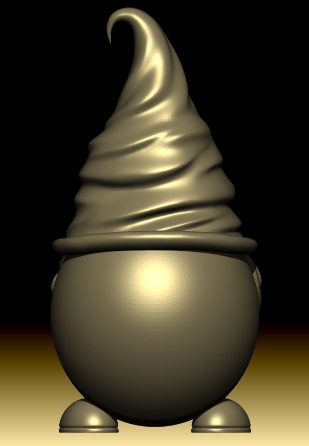 Gnome toy 3D print model_3