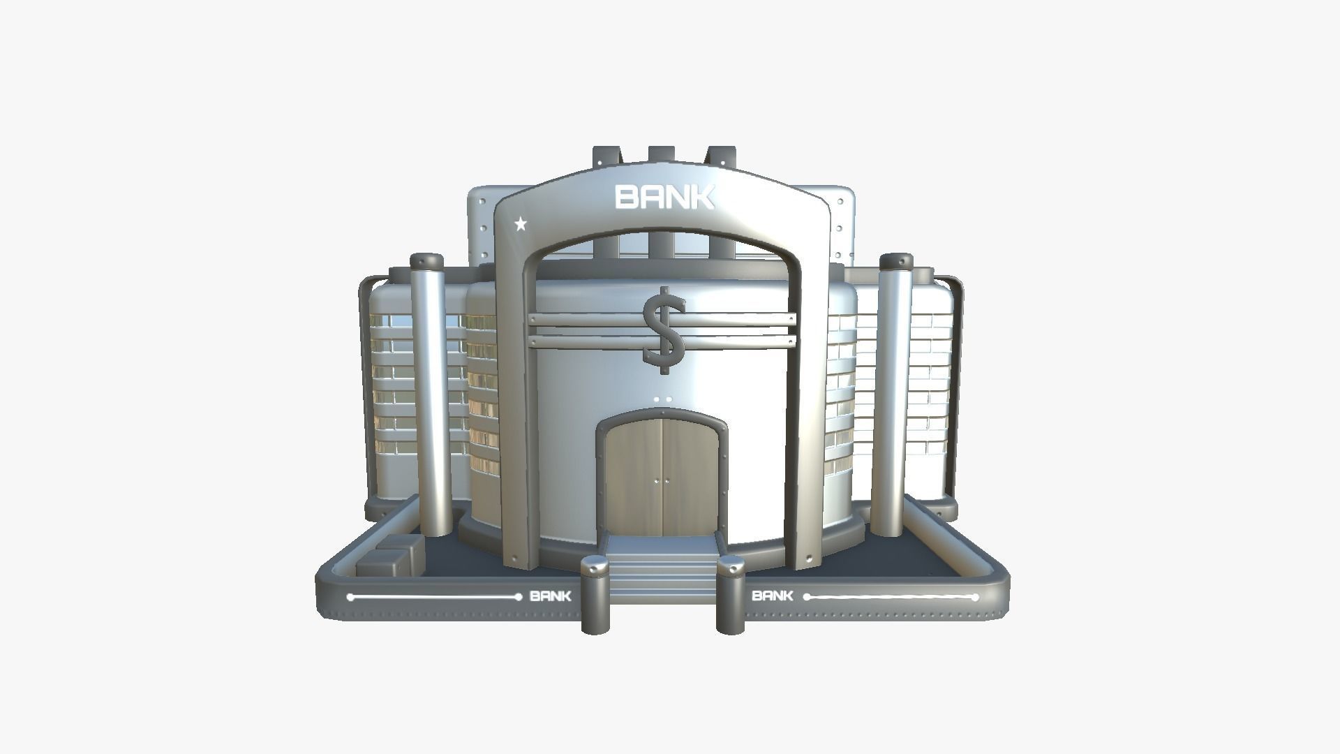 10 Sci Fi Buildings Collection H - Metallic - Exterior Design _39