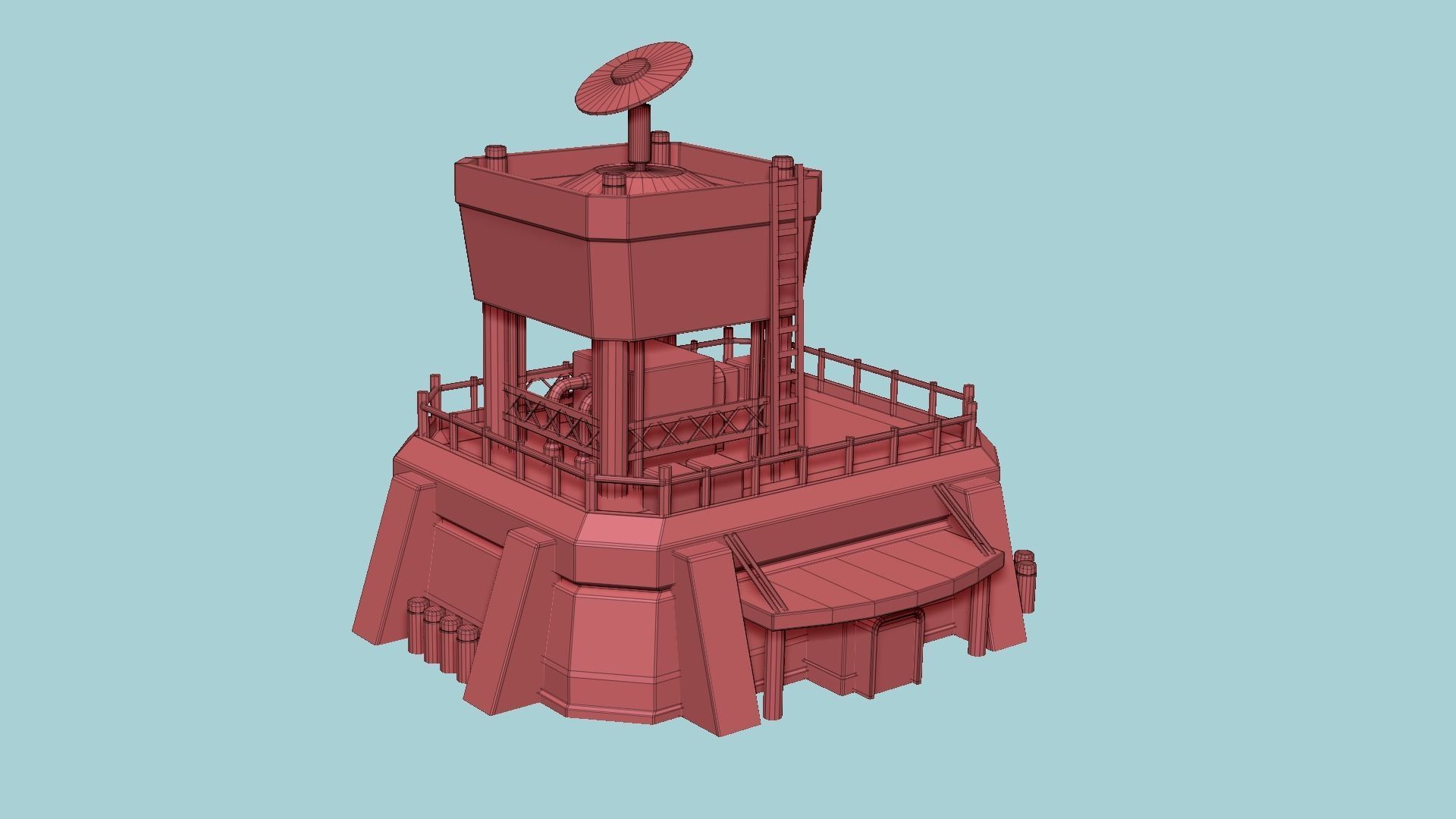 10 Sci Fi Buildings Collection H - Metallic - Exterior Design _83