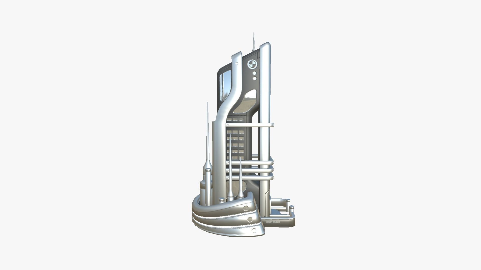 10 Sci Fi Buildings Collection H - Metallic - Exterior Design _19