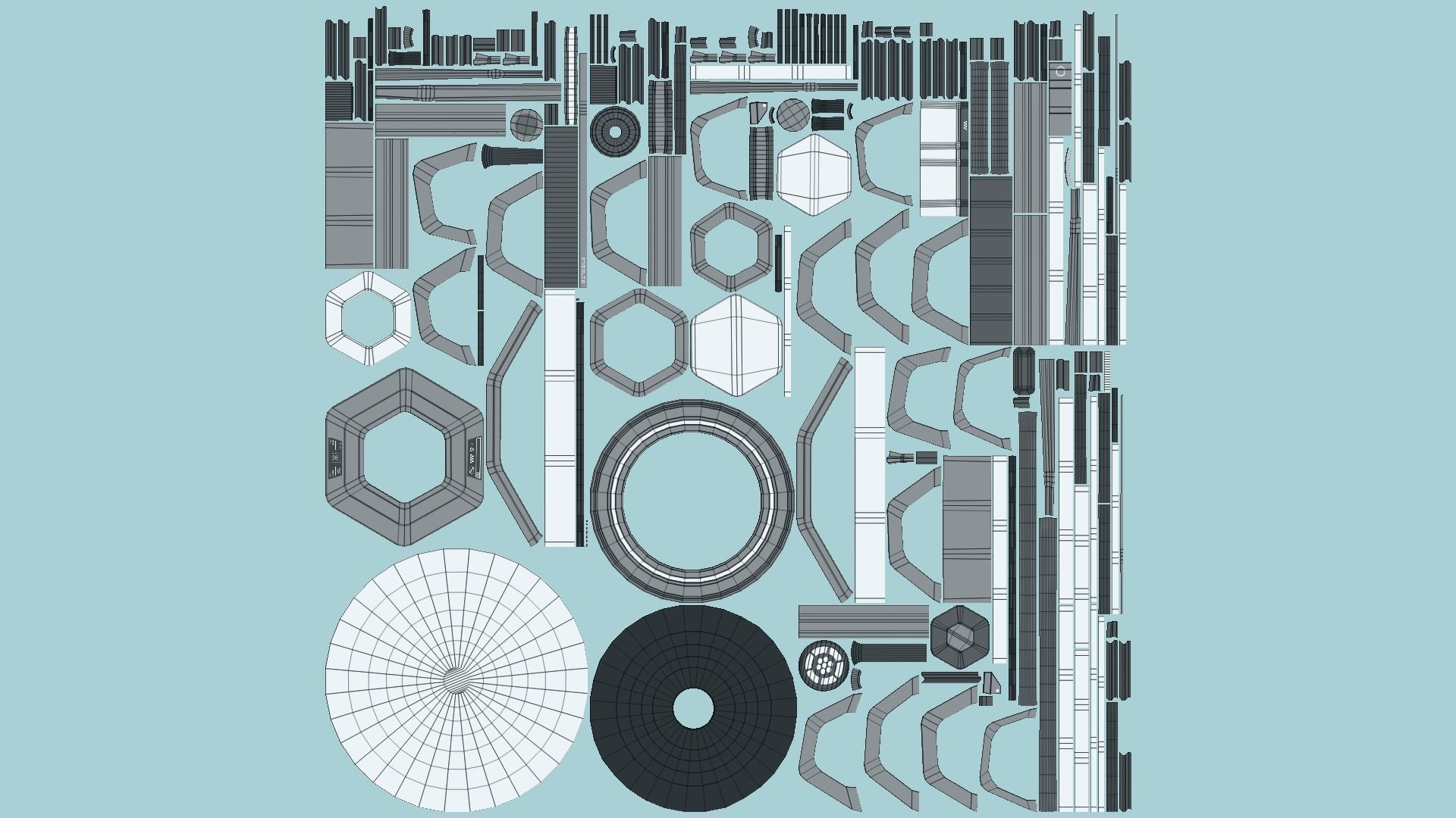 10 Sci Fi Buildings Collection H - Metallic - Exterior Design _56