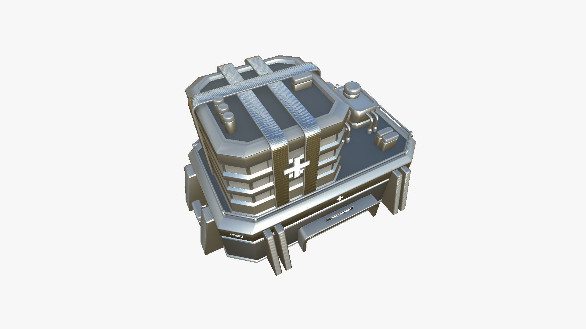 10 Sci Fi Buildings Collection H - Metallic - Exterior Design _76