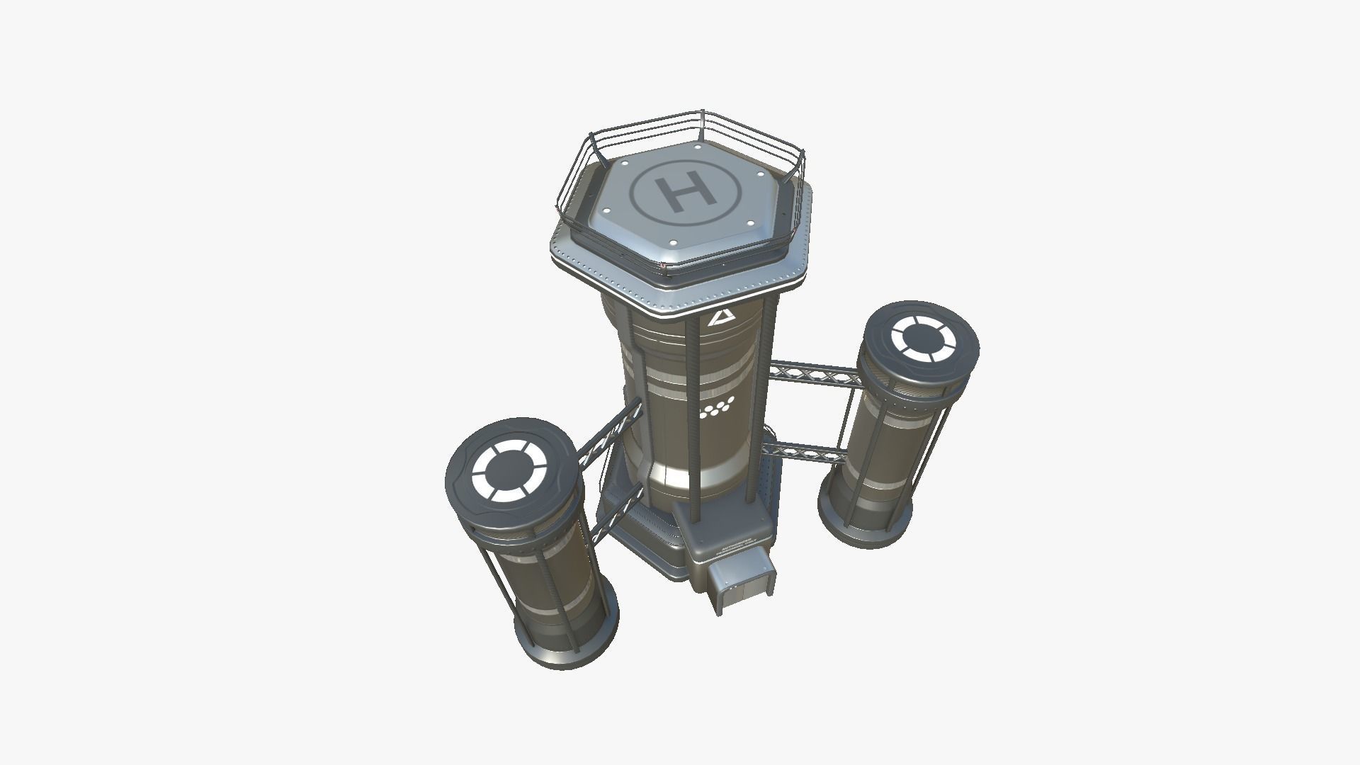 10 Sci Fi Buildings Collection H - Metallic - Exterior Design _64