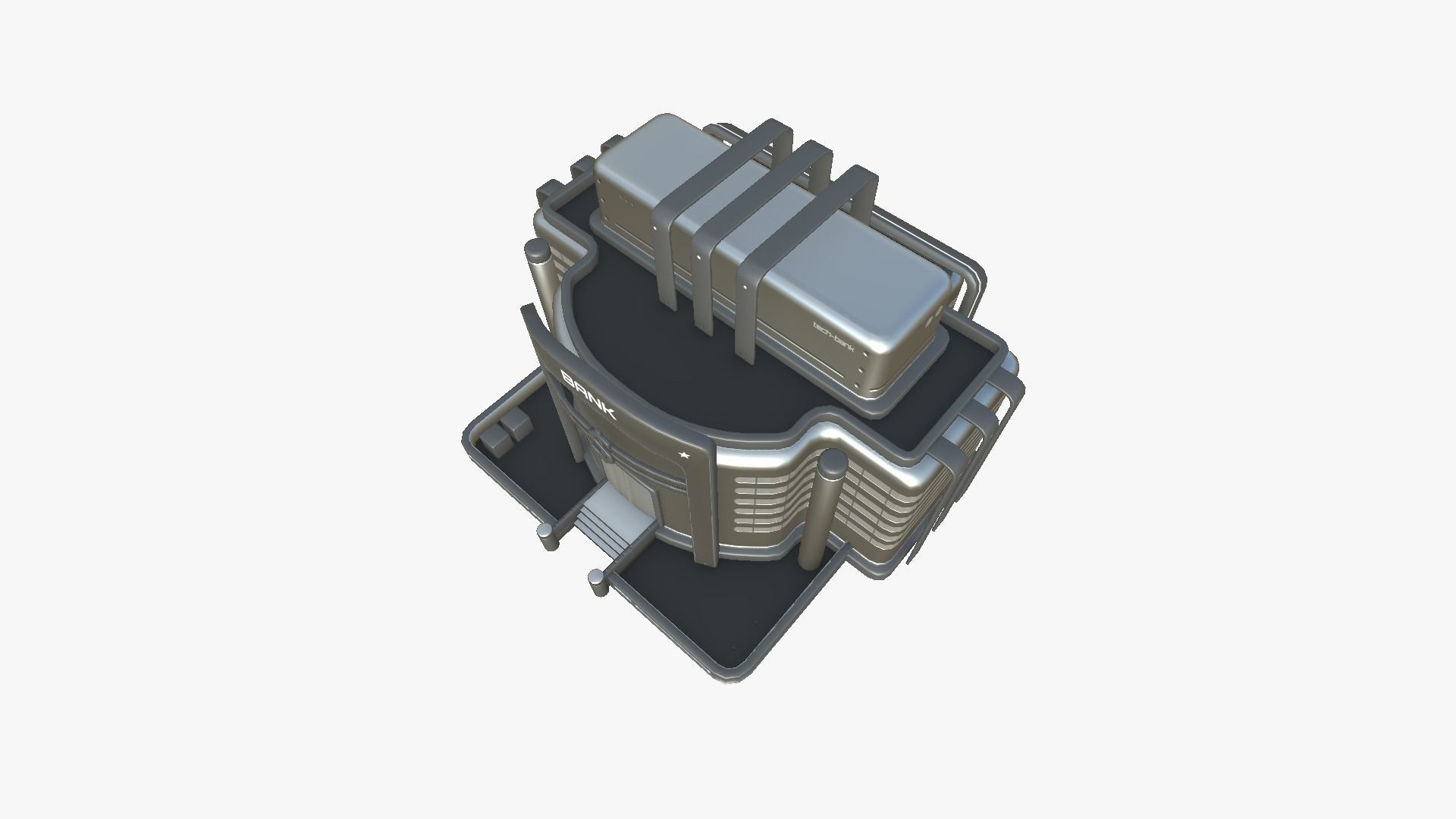 10 Sci Fi Buildings Collection H - Metallic - Exterior Design _41