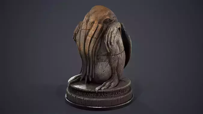 Cthulhu Statuette 3D print model