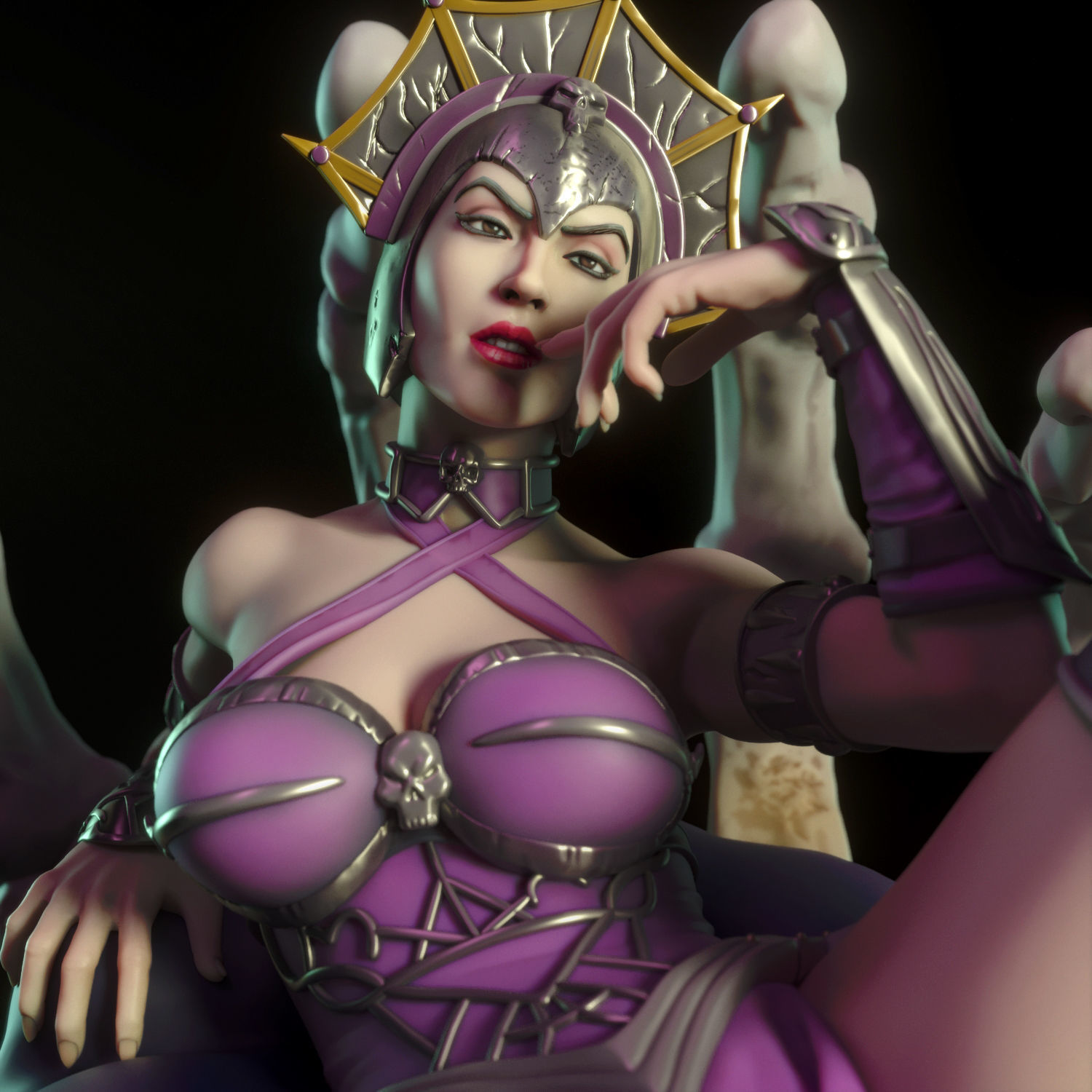 Evil Lyn 3D print model_4