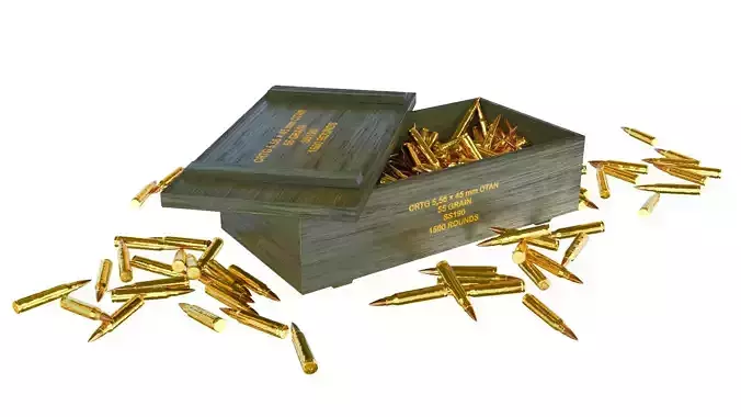 Ammunition Wood Box 2