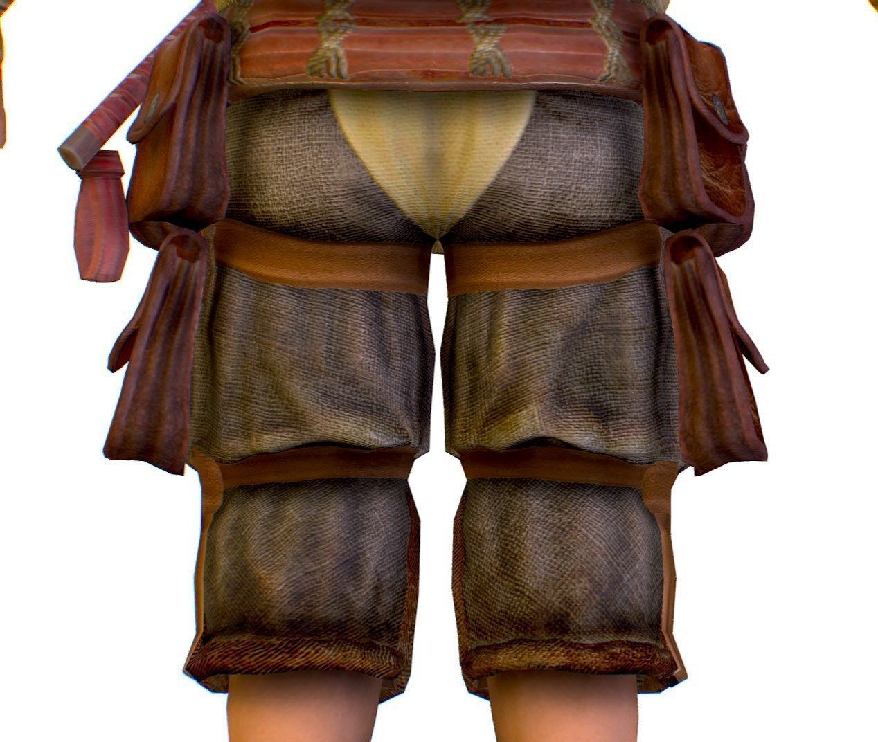 Low Poly model Man Salesman Character Low-poly 3D model_9