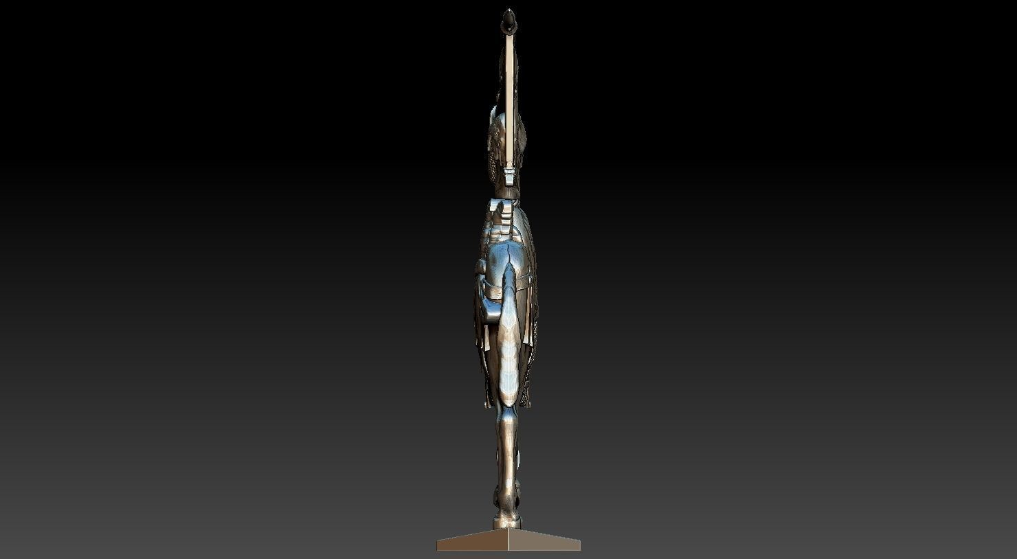 EQUESTRIAN KNIGHT 14  3D print model_28