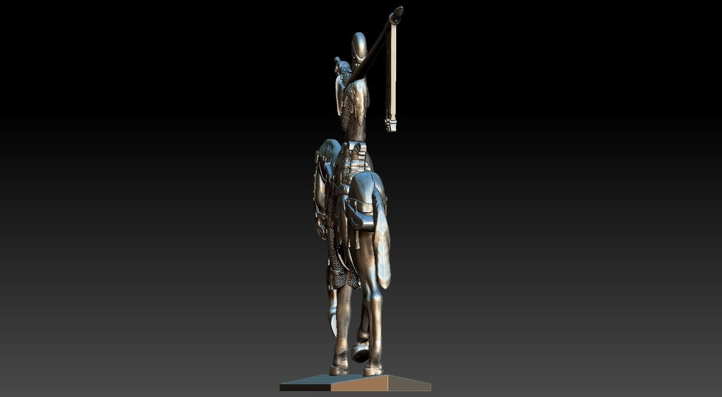 EQUESTRIAN KNIGHT 14  3D print model_27