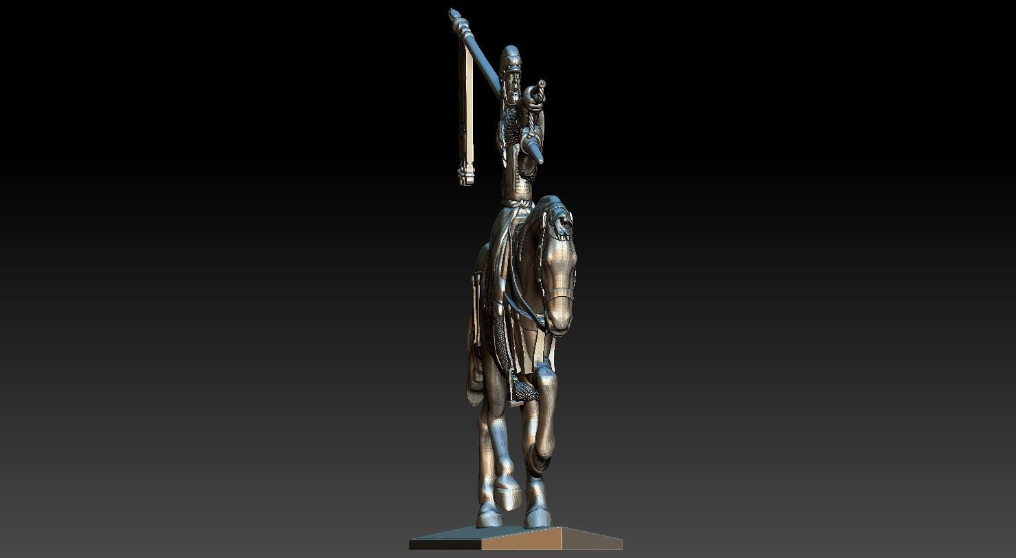 EQUESTRIAN KNIGHT 14  3D print model_10