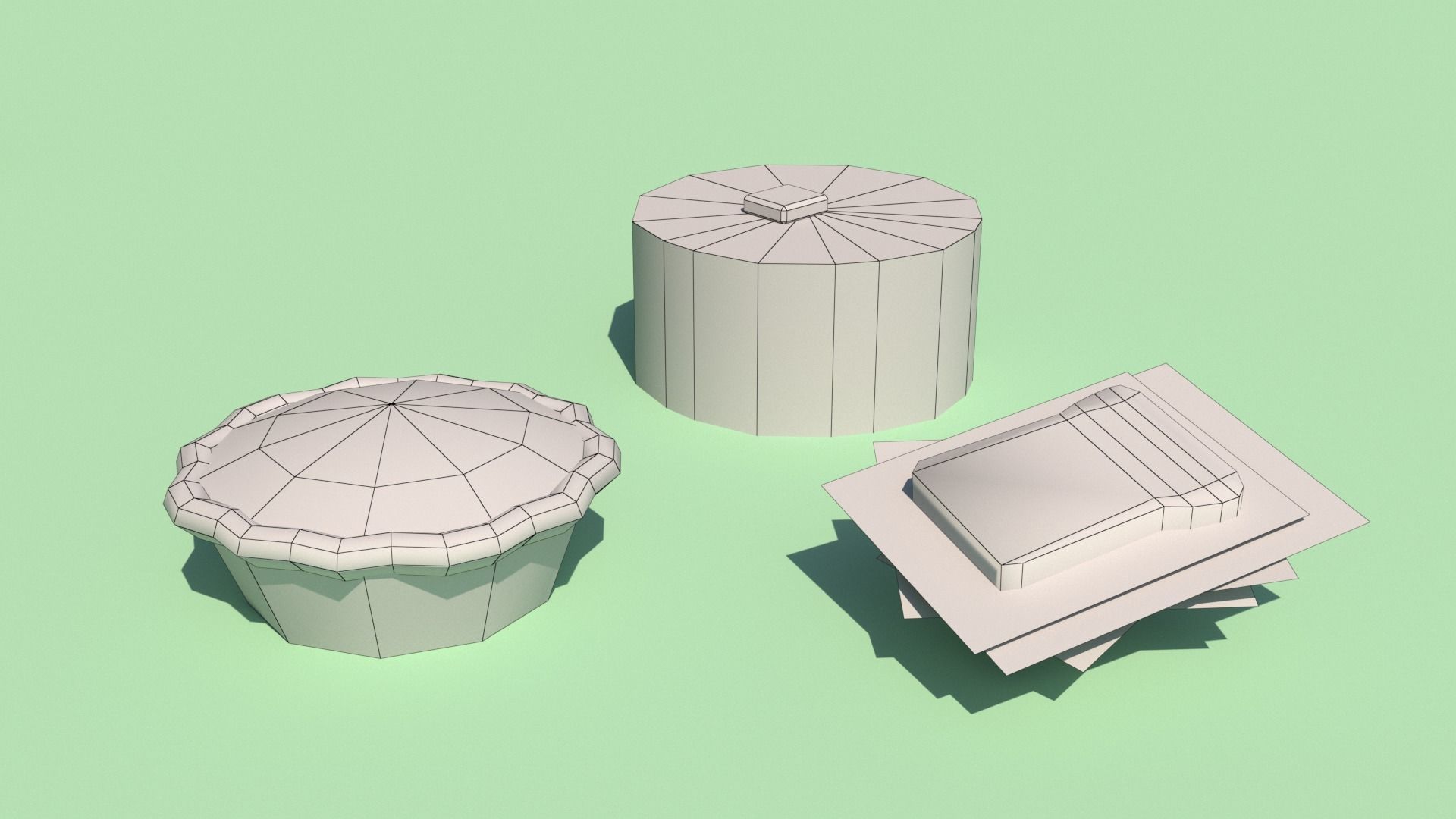 Game-ready fast-food food items Free low-poly 3D model_7