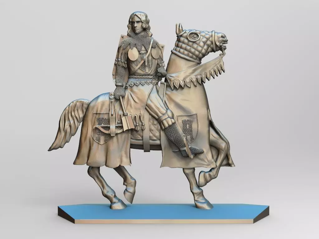 EQUESTRIAN KNIGHT 15 3D print model_0