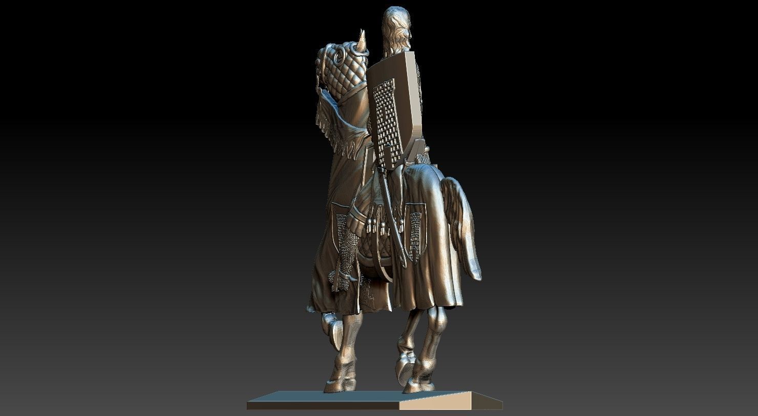 EQUESTRIAN KNIGHT 15 3D print model_7