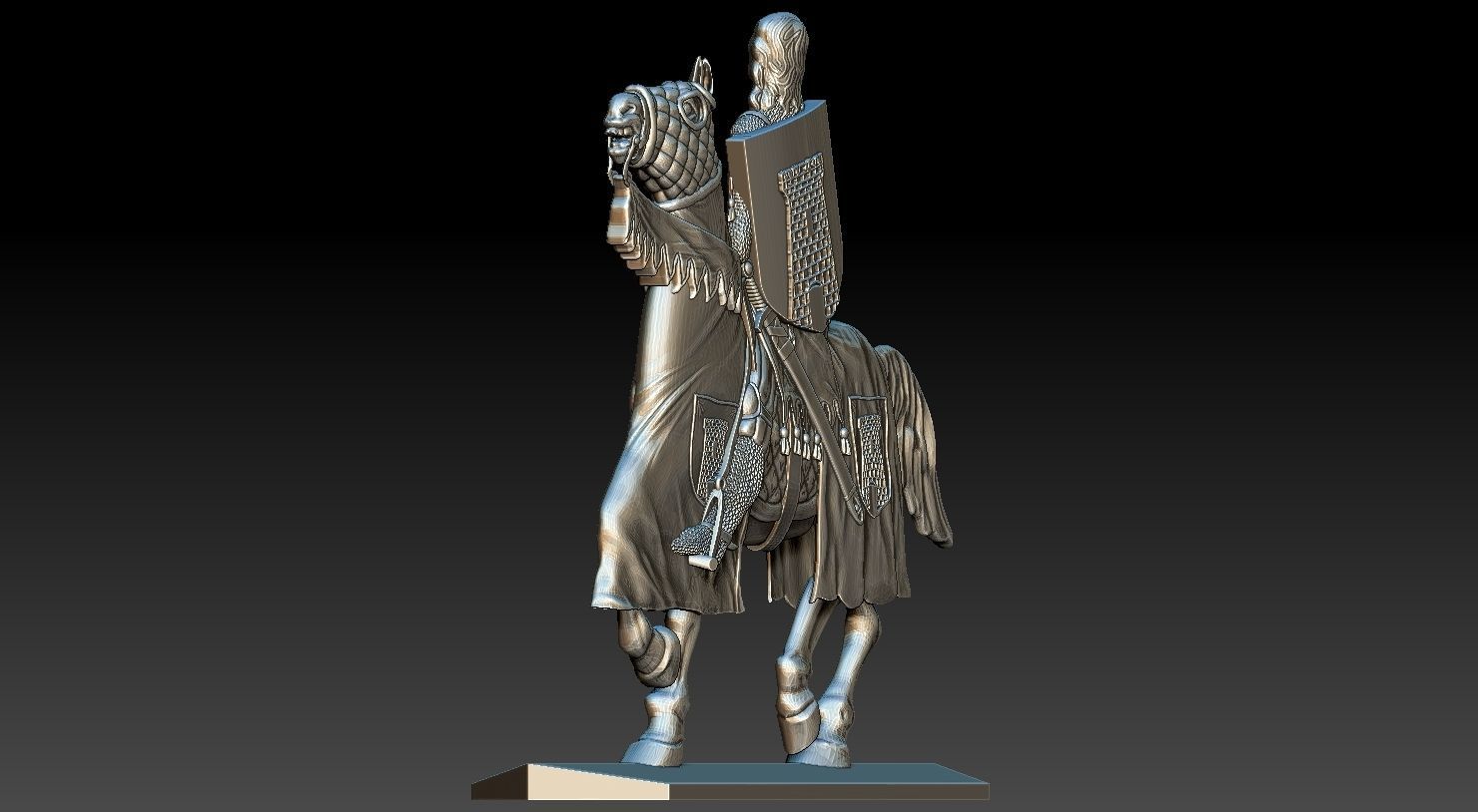 EQUESTRIAN KNIGHT 15 3D print model_27