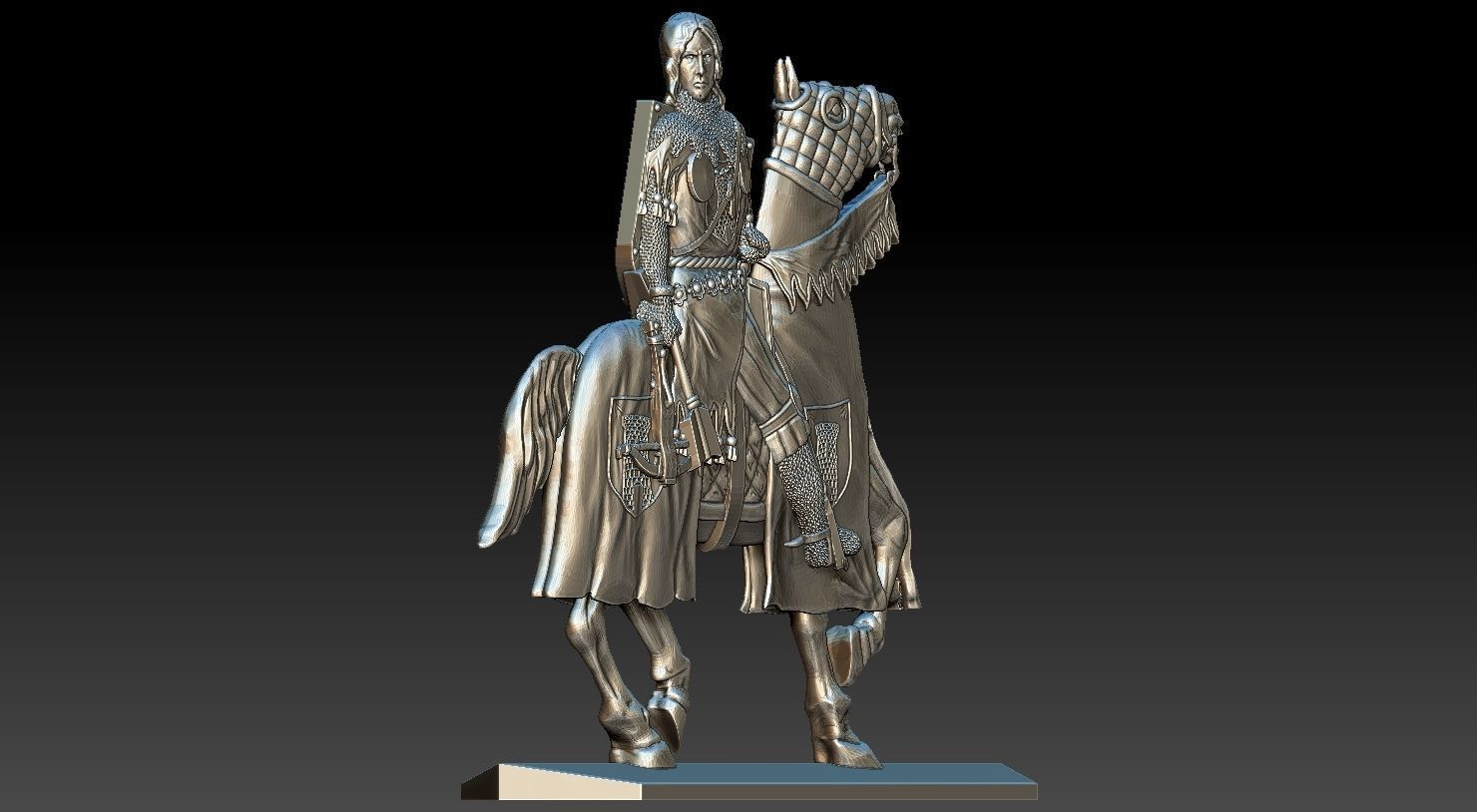 EQUESTRIAN KNIGHT 15 3D print model_12