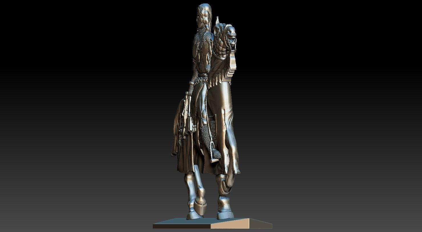 EQUESTRIAN KNIGHT 15 3D print model_23