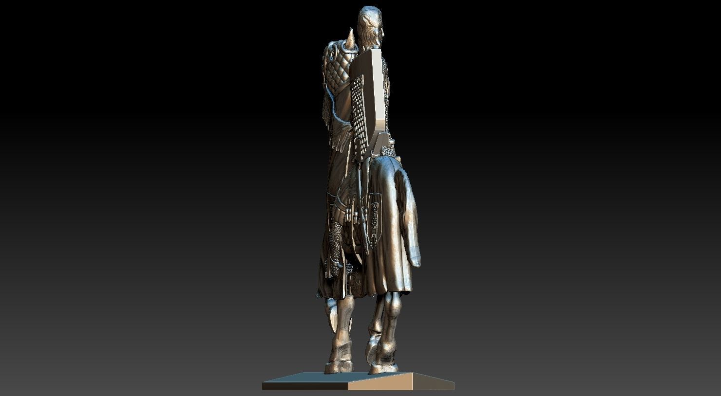 EQUESTRIAN KNIGHT 15 3D print model_8
