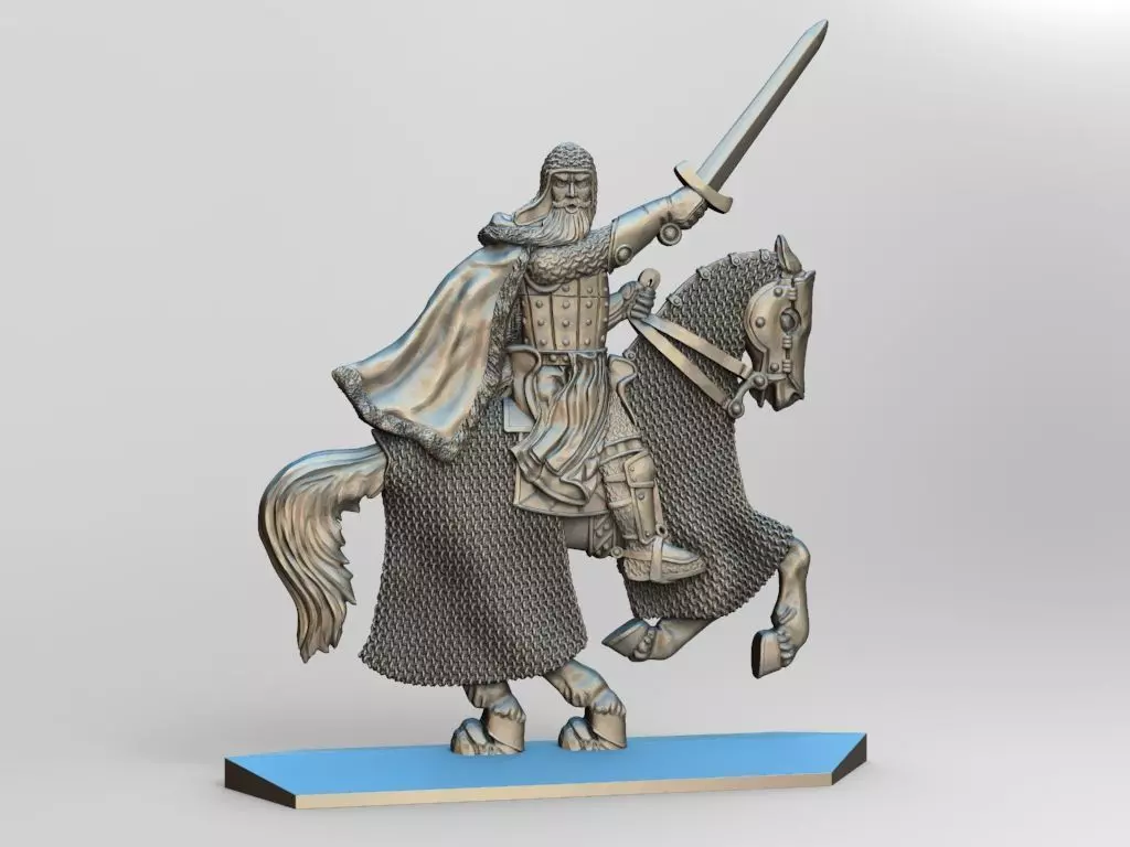 EQUESTRIAN KNIGHT 17 3D print model_0