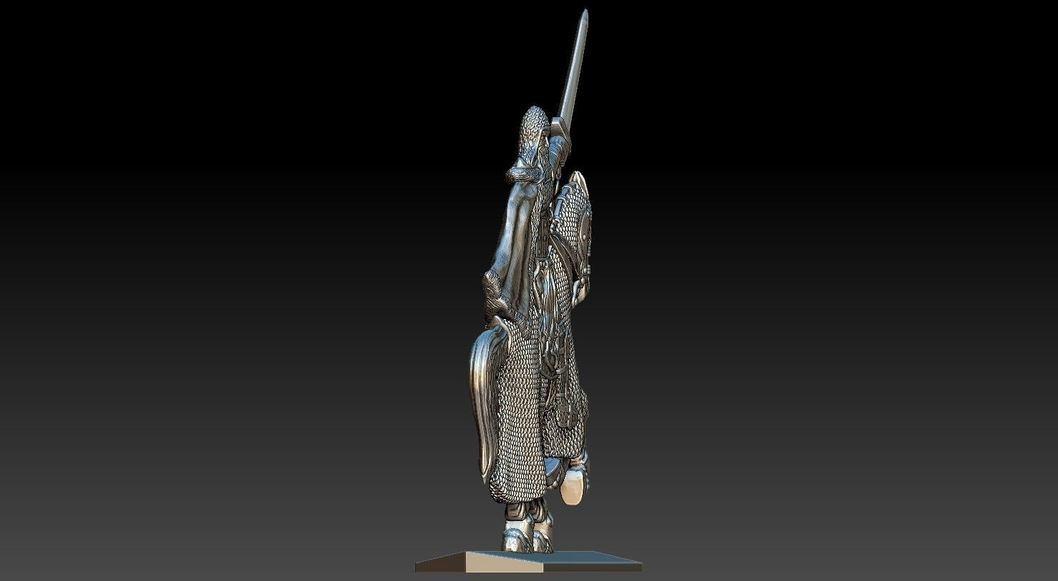 EQUESTRIAN KNIGHT 17 3D print model_16