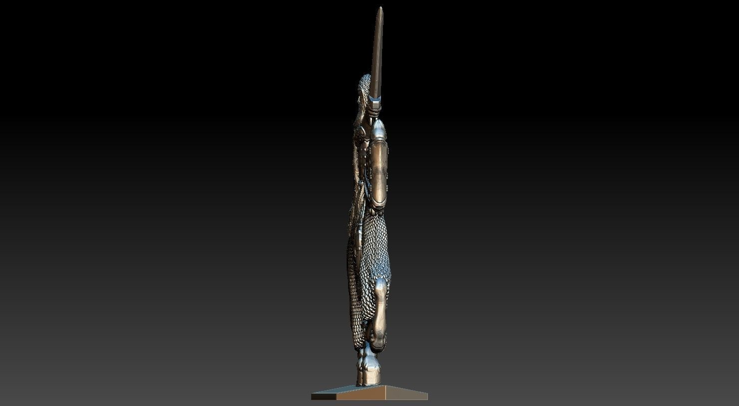 EQUESTRIAN KNIGHT 17 3D print model_30