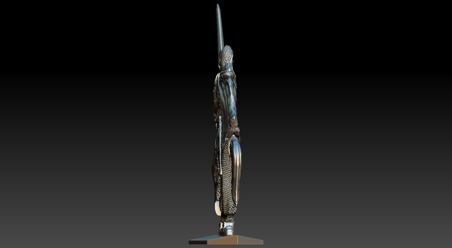 EQUESTRIAN KNIGHT 17 3D print model_14