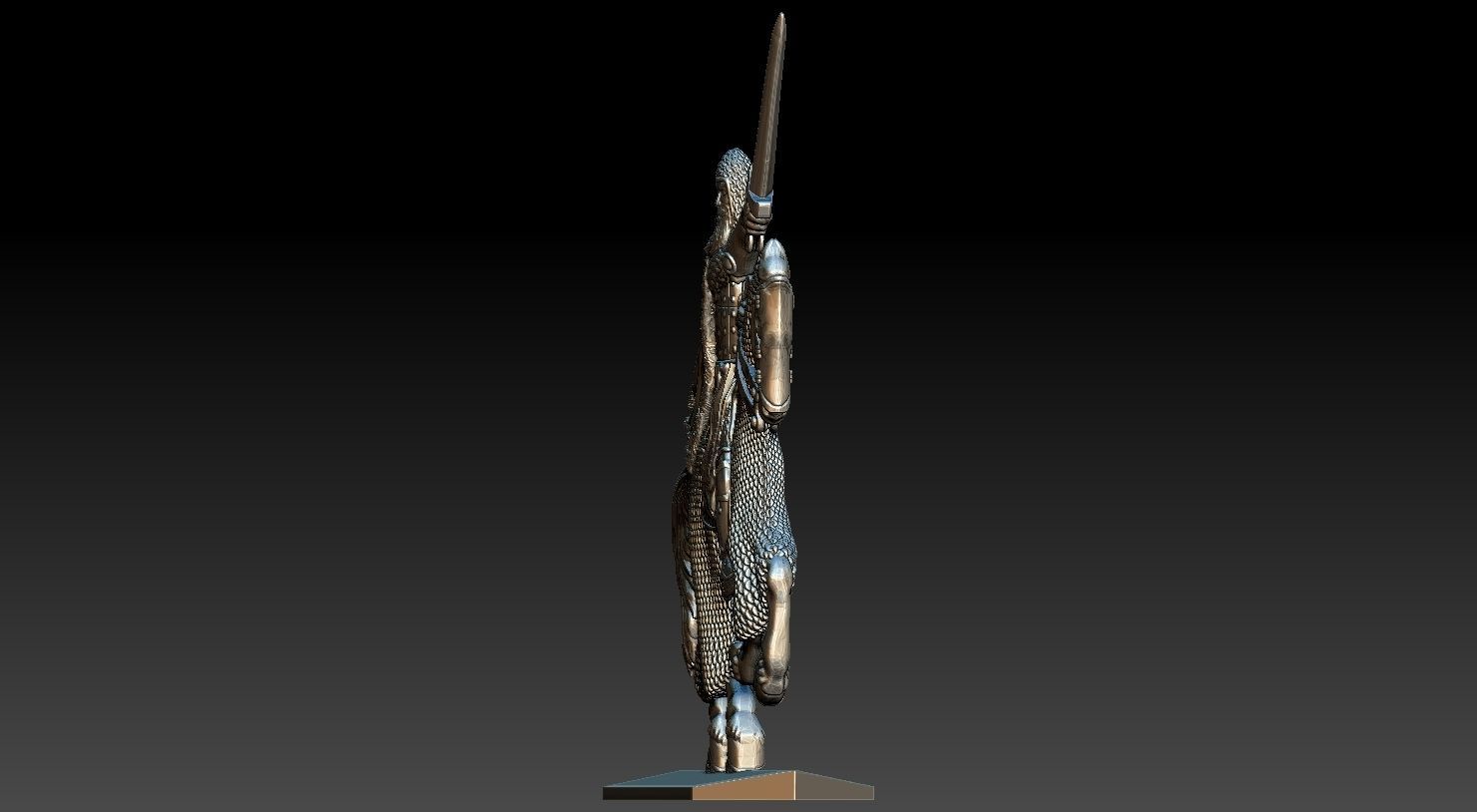 EQUESTRIAN KNIGHT 17 3D print model_29