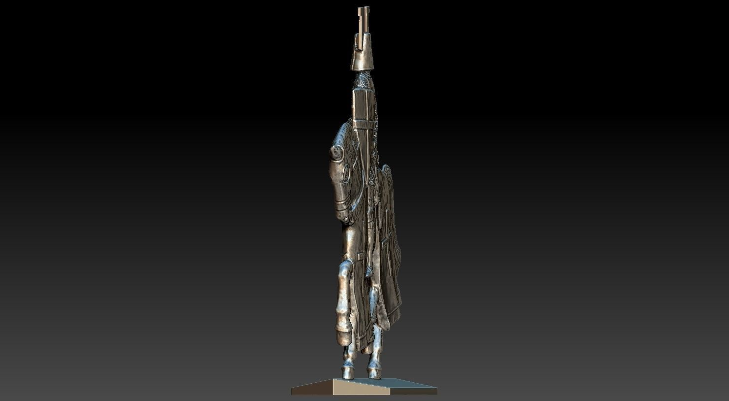 EQUESTRIAN KNIGHT 18 3D print model_28
